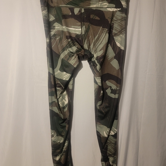 Nike Pro Dri Fit Compression Tights Mens Size XXL-Tall Camo Green DQ8363 386 - Picture 6 of 7